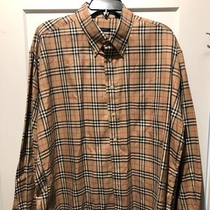 Authentic Burberry Original Nova Check Button Down